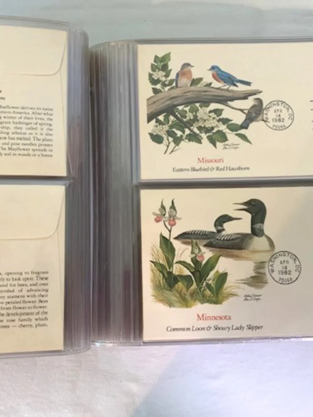 Birds & Flowers of the Fifty States; Commemorative Stamps & First Day Covers